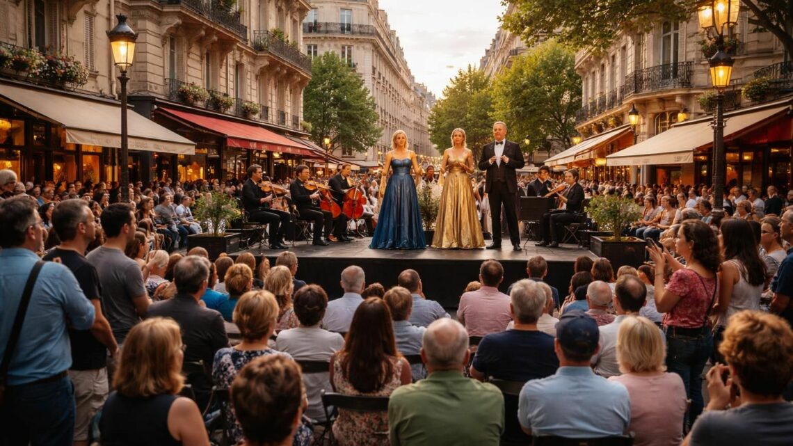 Profiter des spectacles gratuits dans les rues avec Opéra en plein air à Paris