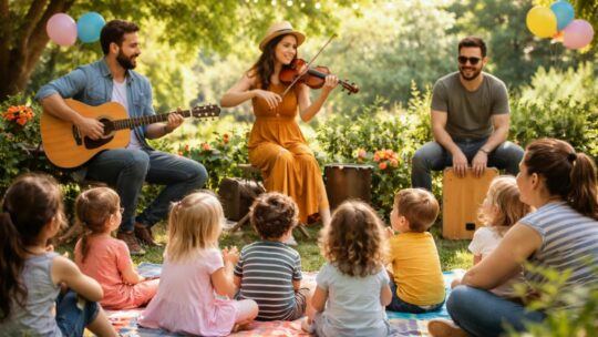Spectacles musicaux gratuits pour initier bambins aux arts dès 3 ans