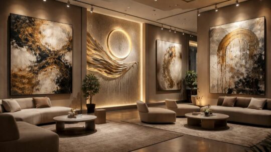 Transformer votre espace culturel avec décoration artistique murale et éclairage scénique adapté